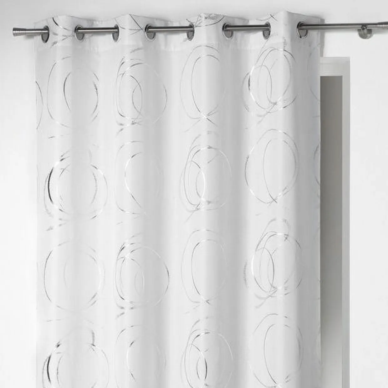 Rideau oeillets (140 x H260 cm) Bully Blanc