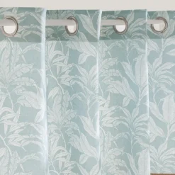 Rideau polycoton (140 x 240 cm) Hera Bleu