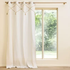 Rideau polycoton (140 x 240 cm) Lacia Beige