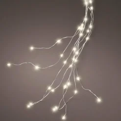 Rideau pour sapin H2,40 m 832 Micro LED Flashing light Blanc chaud