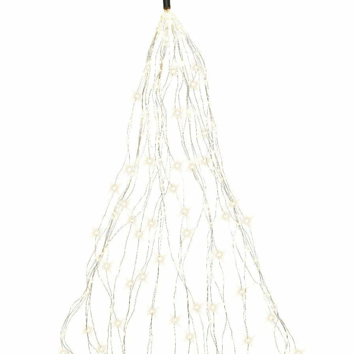 Rideau pour sapin H2,40 m 832 Micro LED Flashing light Blanc chaud
