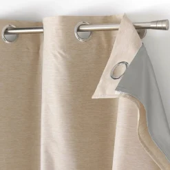 Rideau thermique doublure amovible (140 x 260 cm) Coverline Beige