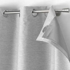 Rideau thermique doublure amovible (140 x 260 cm) Coverline Gris clair