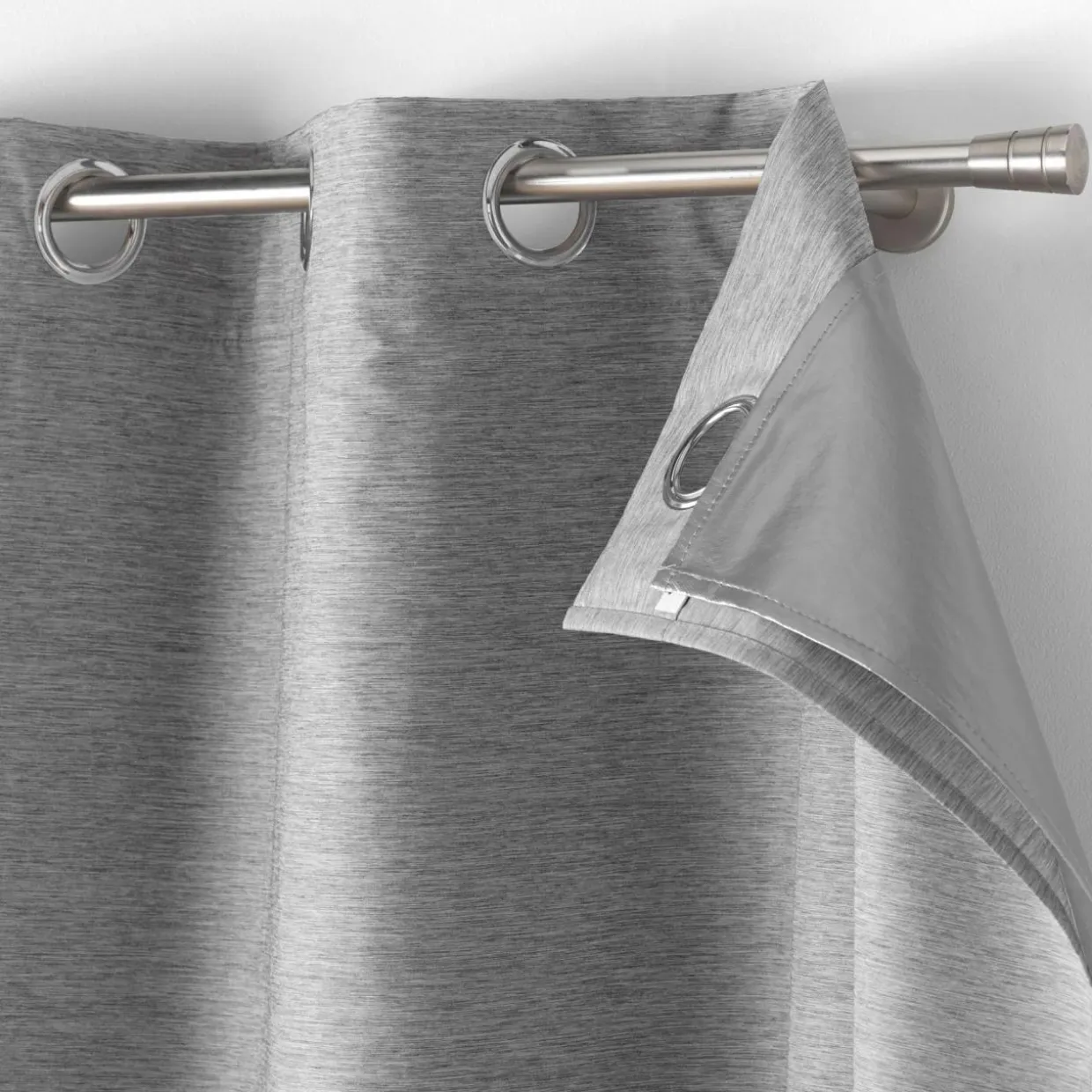 Rideau thermique doublure amovible (140 x 260 cm) Coverline Gris anthracite
