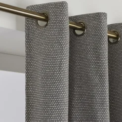 Rideau tissage jacquard (140 x 240 cm) Oscar Gris anthracite