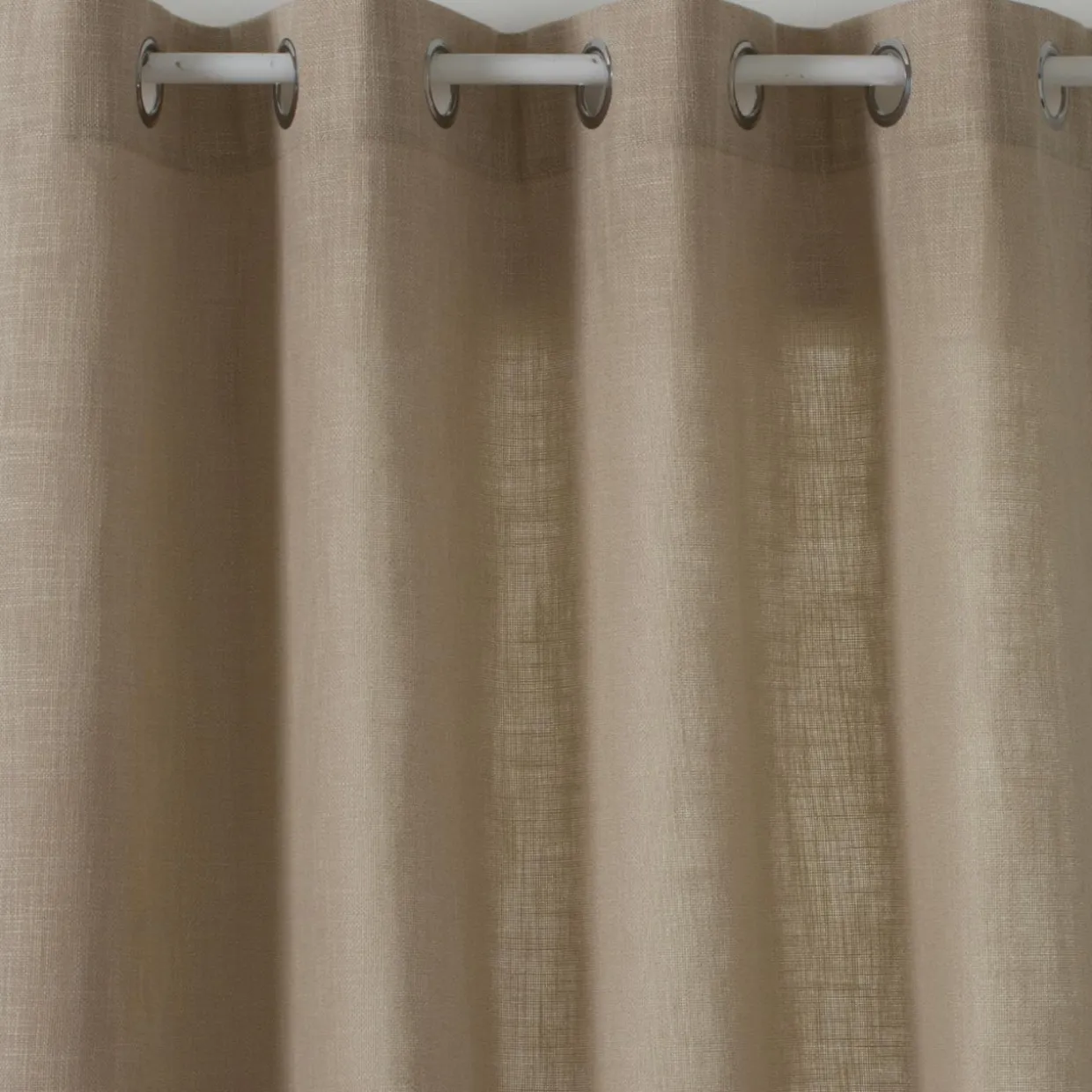 Rideau tissé (140 x 260 cm) Clem Beige lin