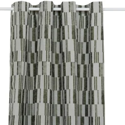 Rideau tissé (140 x 260 cm) Leyna Vert kaki