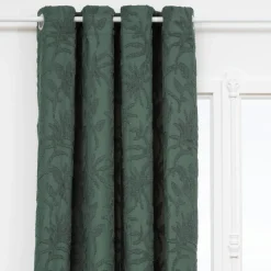 Rideau tissé (135 x 260 cm) Willow Vert kaki