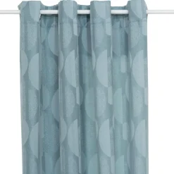 Rideau tissé (140 x 260 cm) Wimbi Bleu