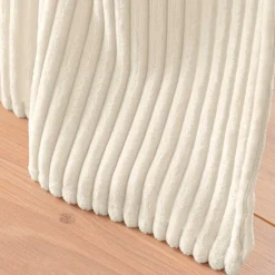 Rideau velours relief (140 x 260 cm) Nils Ecru