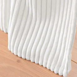 Rideau velours relief (140 x 260 cm) Nils Blanc