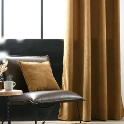 Rideau velours (140 x 260 cm) Dandy Camel