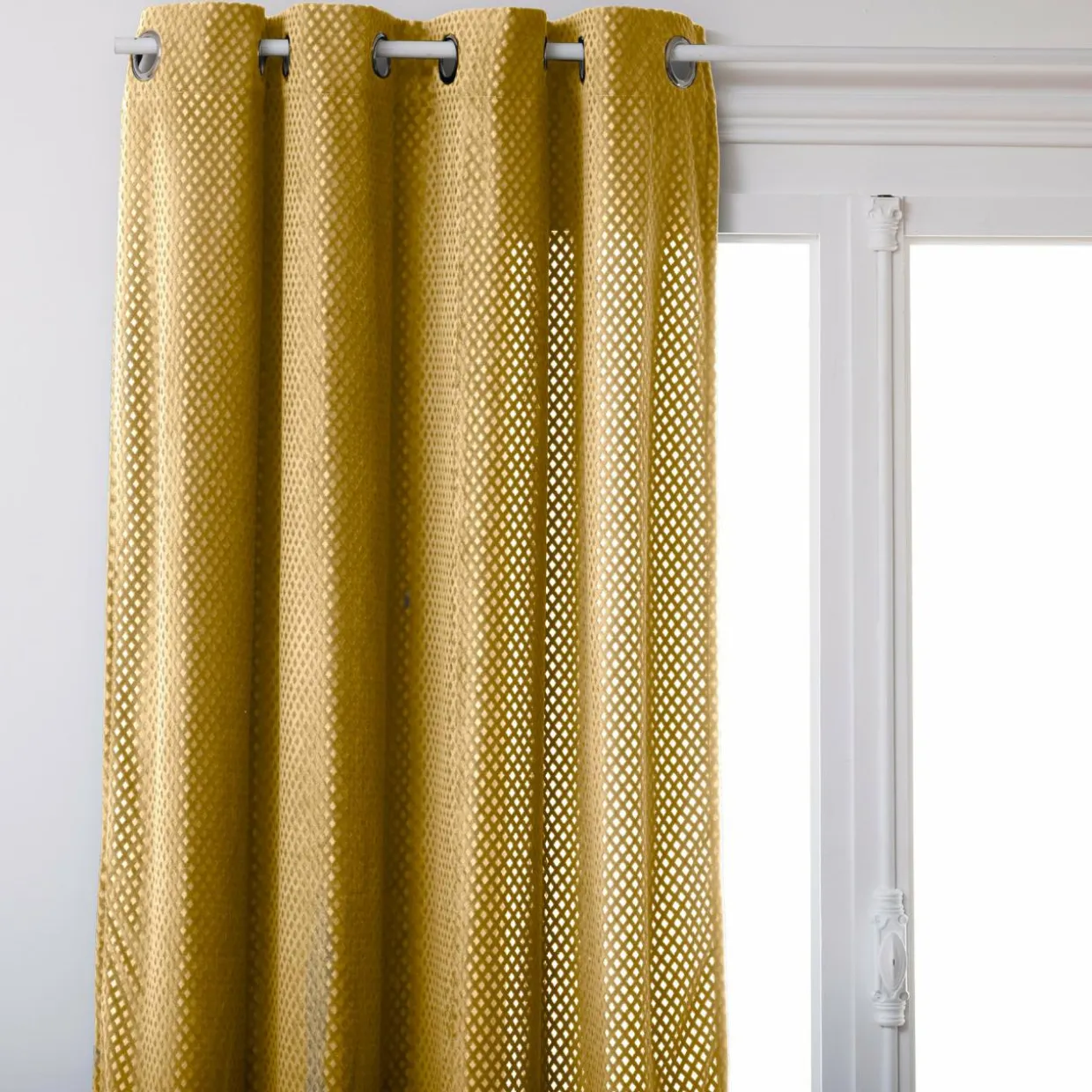 Rideau (140 x 260 cm) Carro Jaune ocre