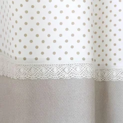 Rideau (140 x H240 cm) Romantique dentelle Beige