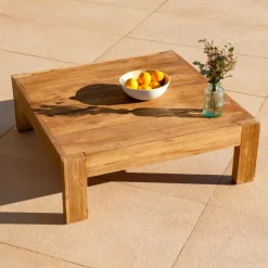 Salon de jardin en bois d'acacia 8 places 5 pcs Borneo Sable