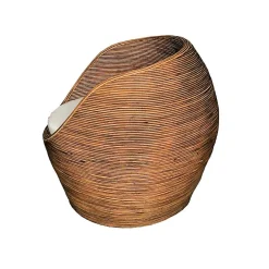 Salon de jardin en rotin 5 places Trinidad Naturel beige