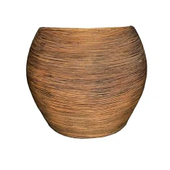 Salon de jardin en rotin 5 places Trinidad Naturel beige