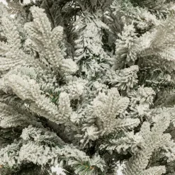 Sapin artificiel de Noël en pot (H150 cm) Frosty Vert enneigé