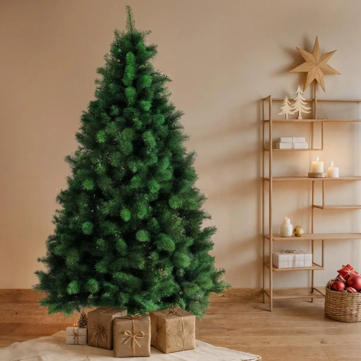 Sapin artificiel de Noël (H300 cm) Edmonton Vert sapin