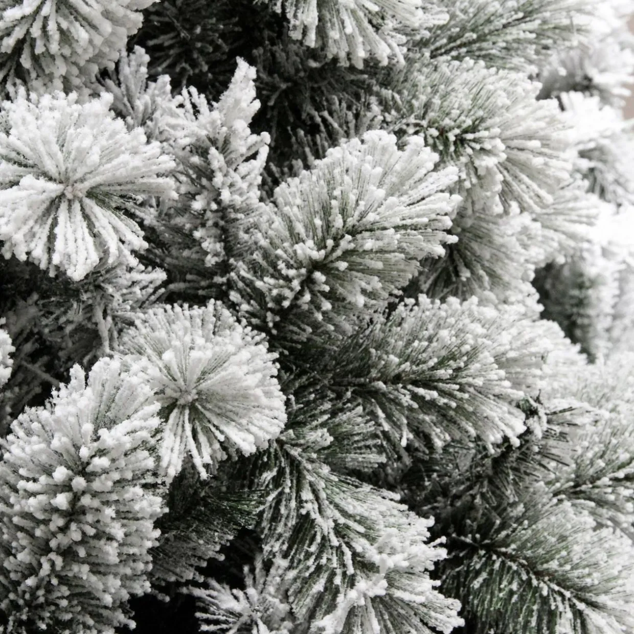 Sapin artificiel de Noël (H240 cm) Edmonton Vert enneigé