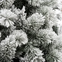 Sapin artificiel de Noël (H180 cm) Edmonton Vert enneigé
