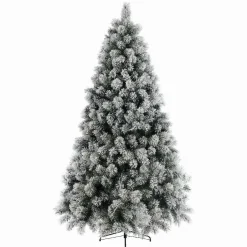 Sapin artificiel de Noël (H150 cm) Edmonton Vert enneigé