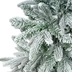 Sapin artificiel de Noël (H210 cm) Glockner Vert enneigé