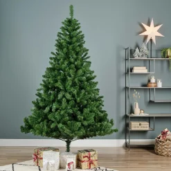 Sapin artificiel de Noël (H180 cm) Naturia Vert sapin