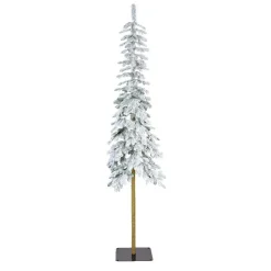 Sapin artificiel de Noël (H120 cm) Sierra Vert enneigé