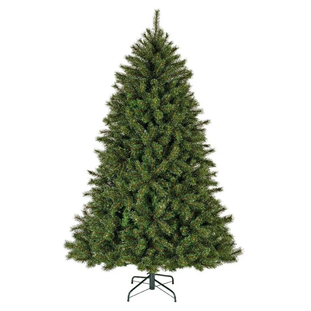 Sapin artificiel de Noël (H210 cm) Stockholm Vert finition perlée
