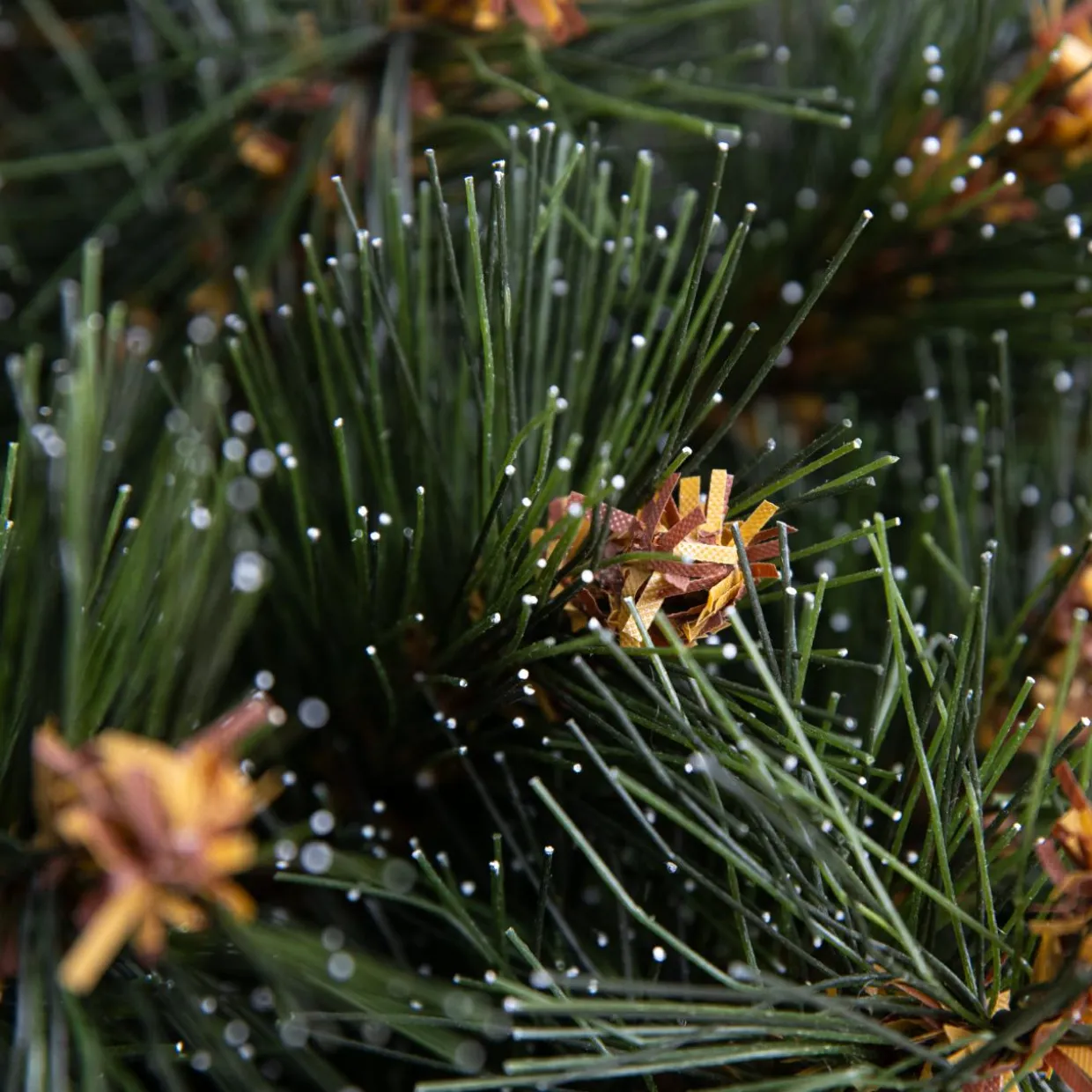 Sapin artificiel de Noël (H150 cm) Stockholm Vert finition perlée