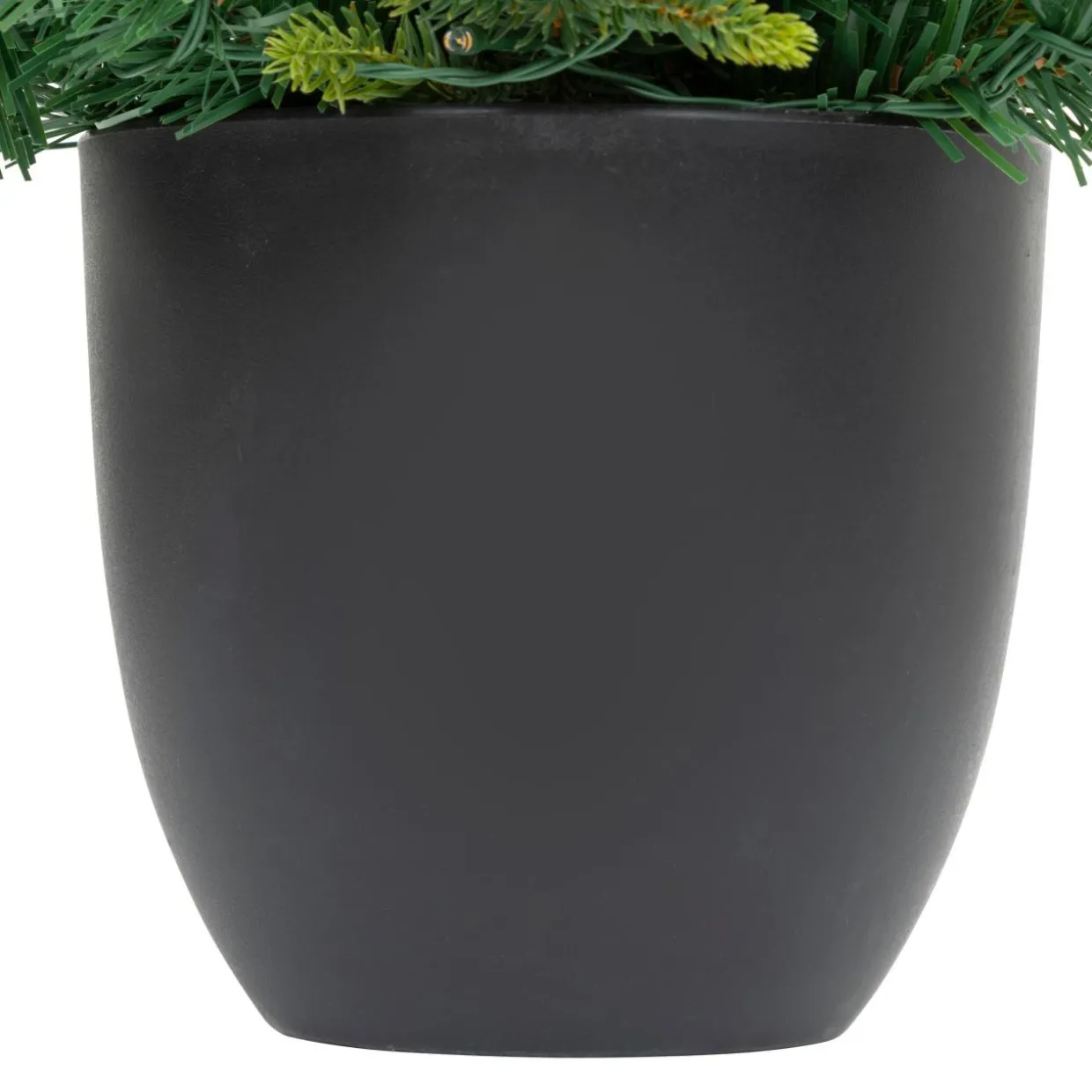 Sapin artificiel de Noël lumineux (H42 cm) Baies et pomme de pin