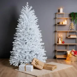 Sapin de Noël artificiel (H240 cm) Quebec Blanc