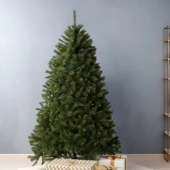 Sapin de Noël artificiel (H300 cm) Stockholm Vert finition perlée