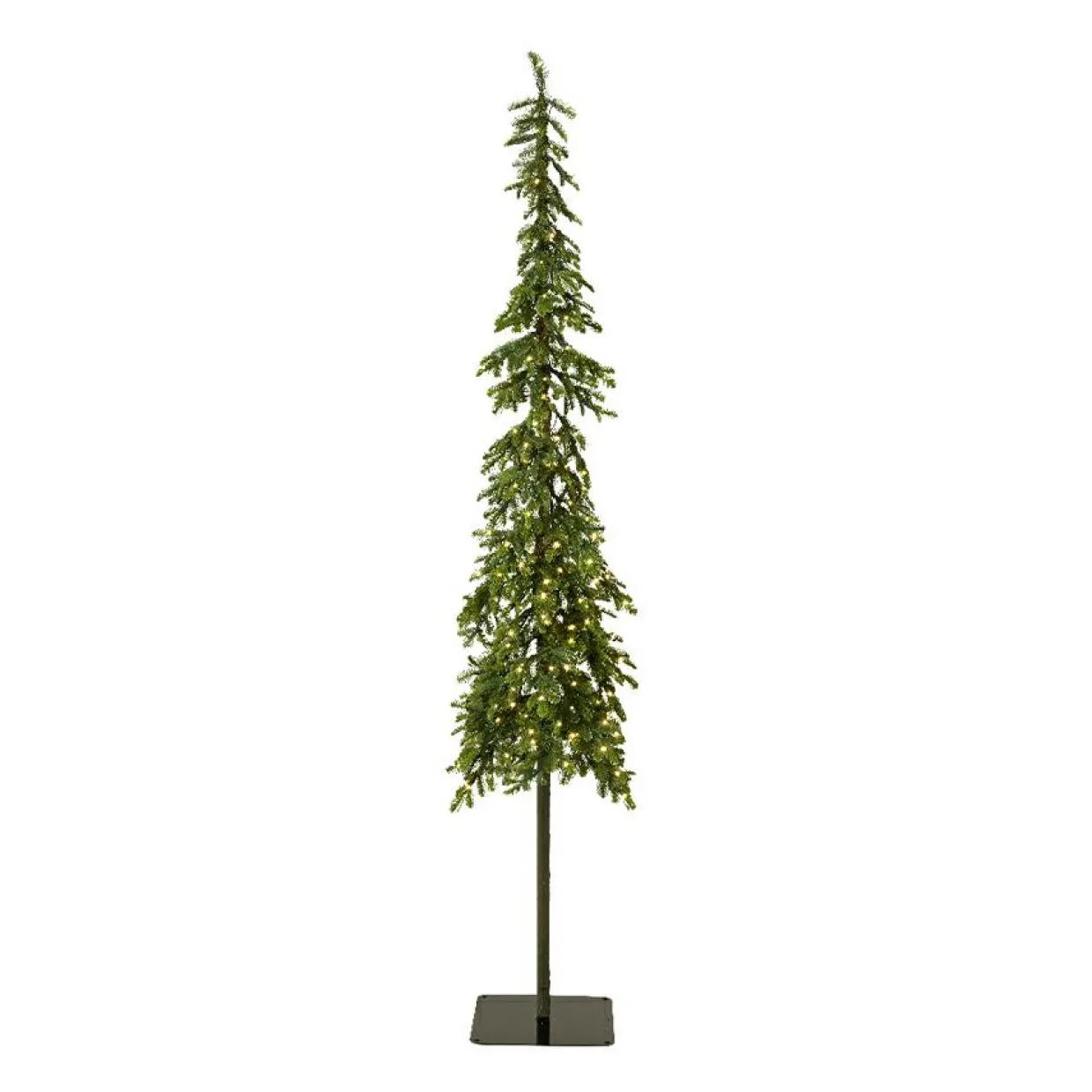 Sapin de Noël artificiel lumineux 250 LED (H240 cm) Sierra Vert sapin