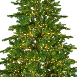 Sapin de Noël artificiel lumineux 4000 LED (H210 cm) Caucasia Nordmann Vert sapin