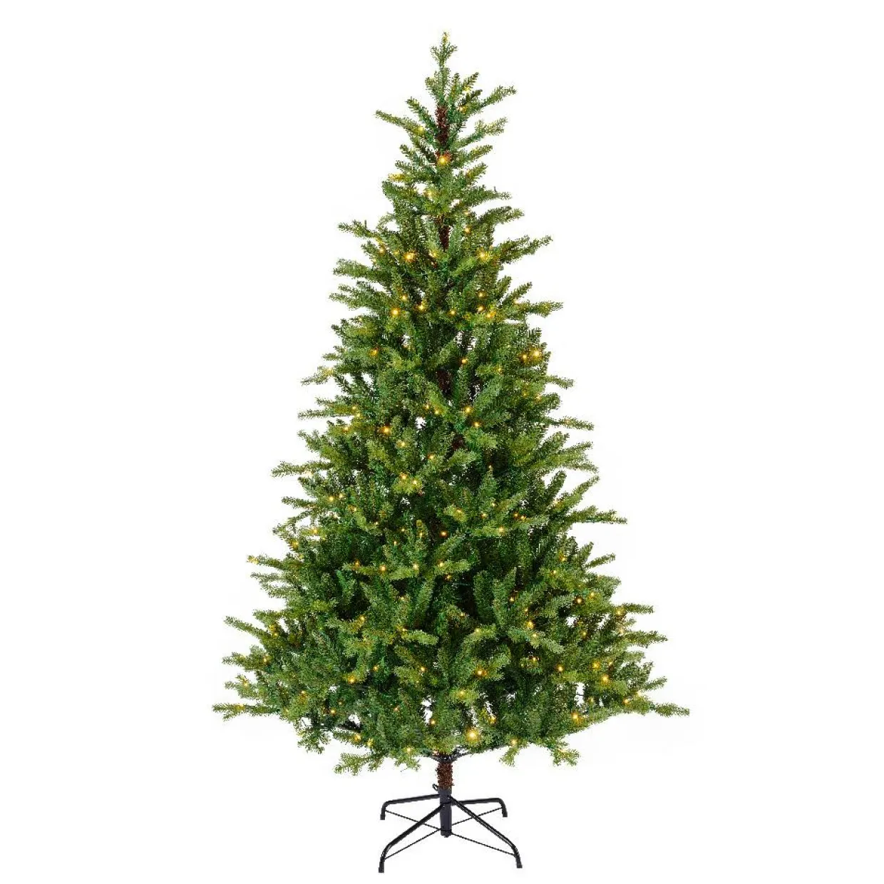 Sapin de Noël artificiel lumineux 740 LED (H270 cm) Allix Vert sapin