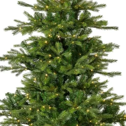 Sapin de Noël artificiel lumineux 400 LED (H180 cm) Glorious Vert sapin