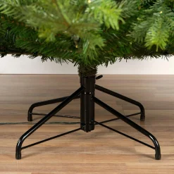 Sapin de Noël artificiel lumineux 400 LED (H180 cm) Glorious Vert sapin