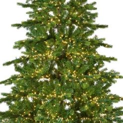 Sapin de Noël artificiel lumineux 3000 LED (H180 cm) Caucasia Nordmann Vert sapin
