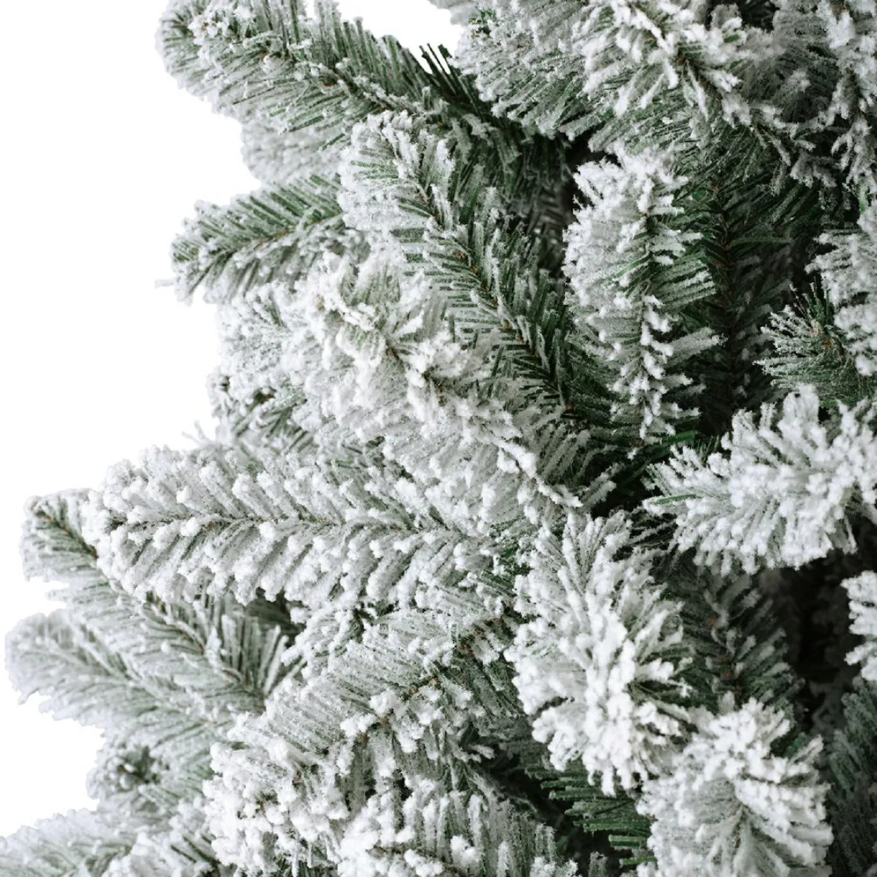 Sapin de Noël artificiel lumineux 200 LED (H150 cm) King Vert enneigé