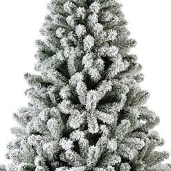 Sapin de Noël artificiel lumineux 200 LED (H150 cm) King Vert enneigé