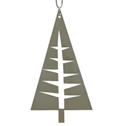 Sapin de Noël (H12 cm) Ophée Argent Métal