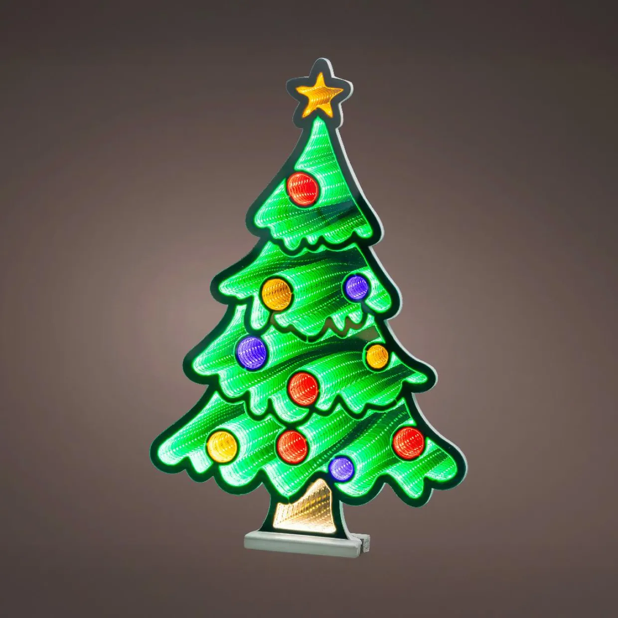 Sapin de Noël lumineux 393 LED (H63 cm) Infinity Multicolore