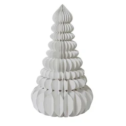 Sapin Géant papier à poser (H160 cm) Fermeture Magnétique Blanc