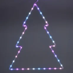 Sapin lumineux néon 41 LED H60 cm Noël Multicolore