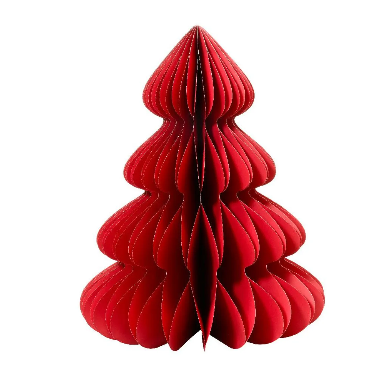 Sapin papier à poser (H60 cm) Fermeture Magnétique Rouge