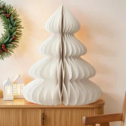 Sapin papier à poser (H90 cm) Fermeture Magnétique Blanc