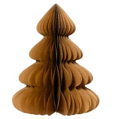 Sapin papier à poser (H90 cm) Fermeture Magnétique Brun café