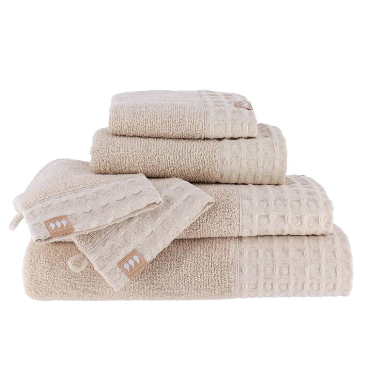 Serviette de bain coton (70 x 130 cm) Season Color Beige